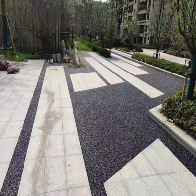 膠粘石路面