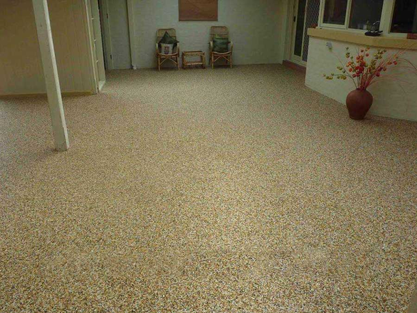 胶粘石地坪案例