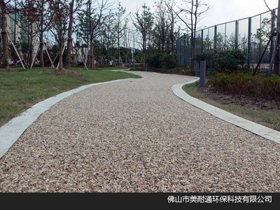 南海膠粘石地坪案例