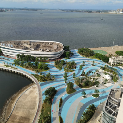 生態透水混凝土廣場